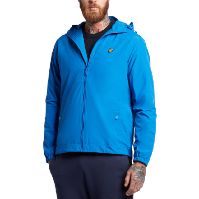 Lyle & Scott Mens Hooded Pocket Light Green Jacket - Size Small