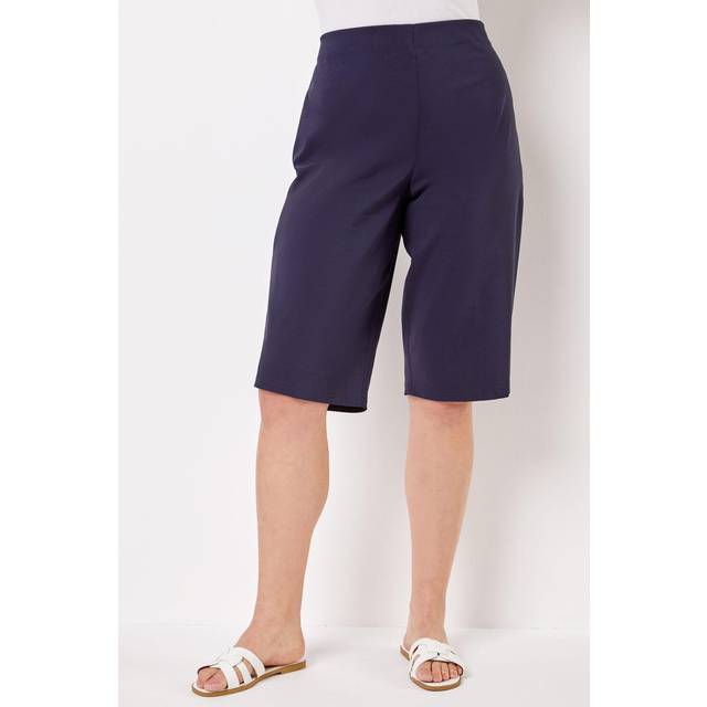 Curve Knee Length Stretch Shorts - Navy - Size 22-24 - Roman