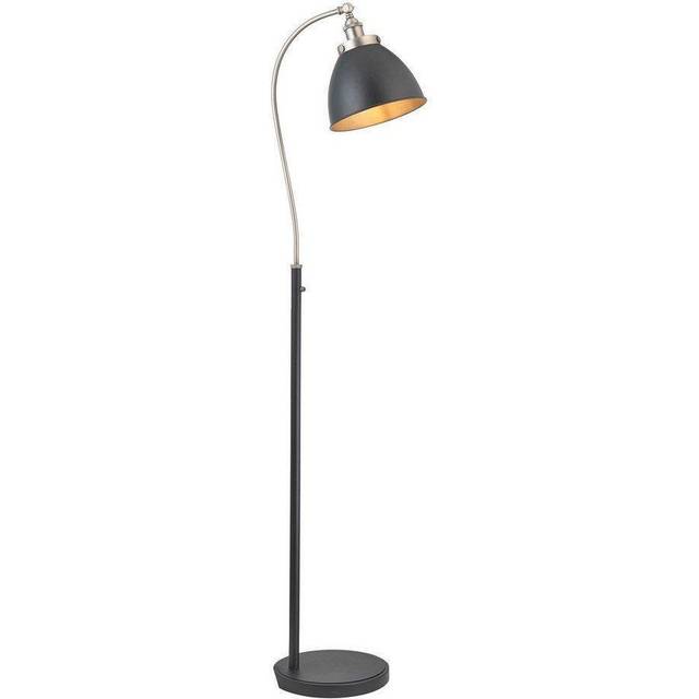 Endon 98753 Franklin 1 Light Floor Lamp Aged Pewter Plate &amp; Matt B