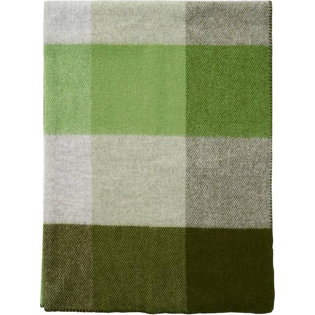 Klippan Yllefabrik Block ullfilt 130x180 cm Rust - Röd