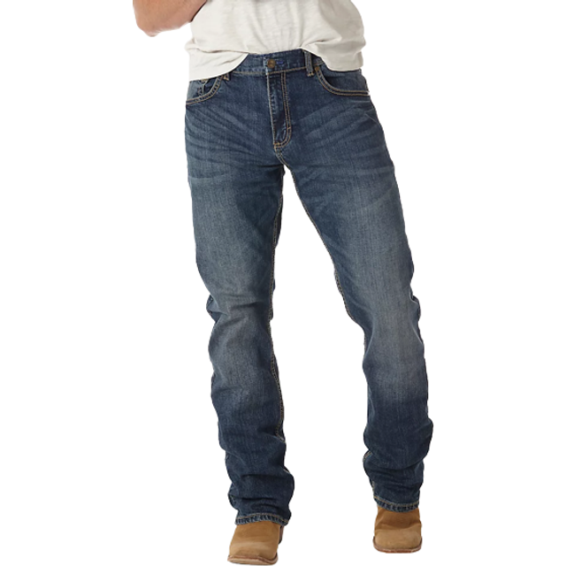 Wrangler Men's Retro Slim Fit Boot Cut Jean  Greeley  38W x 34L
