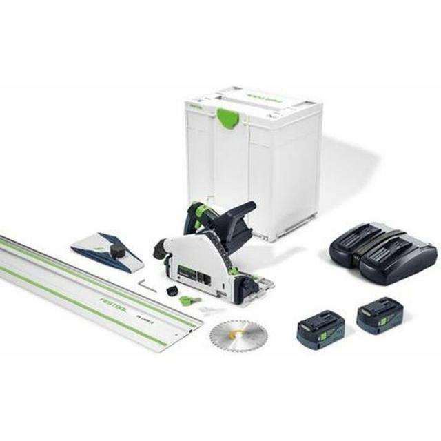 Batteridriven cirkelsåg Festool TSC 55 5,0 KEBI-Plus/XL-FS; 18 V; 2x5,0 Ah batt.