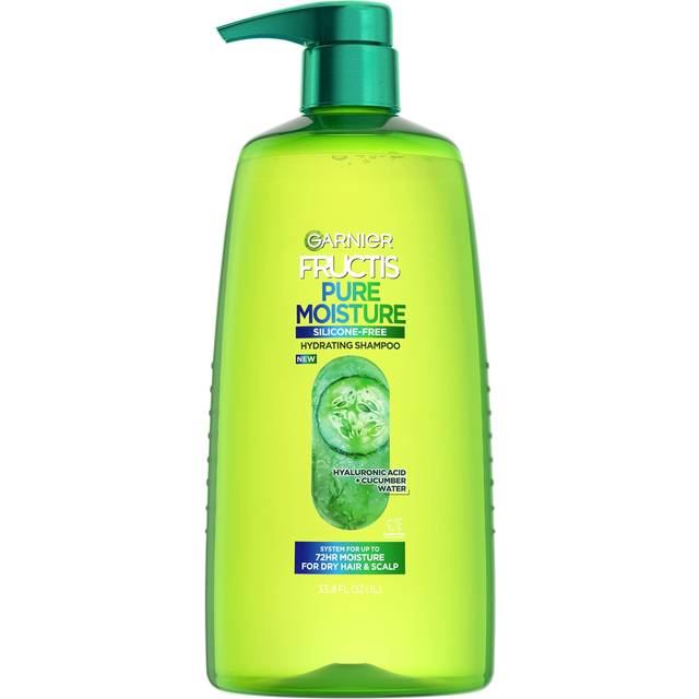 Garnier Fructis Pure Moisture Hydrating Shampoo for Dry Hair and Scalp 338 Fl Oz 1 Count Packaging May Vary