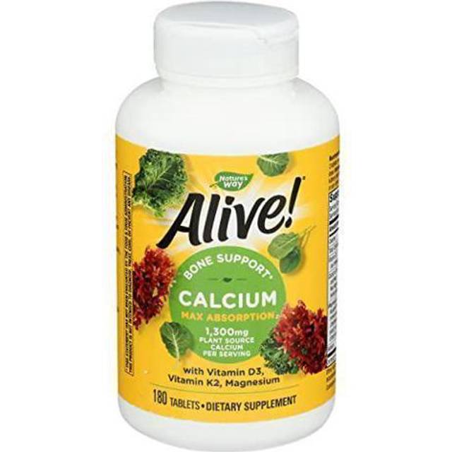 Nature's Way, Alive! Maximum absorption of calcium, 180 tablets