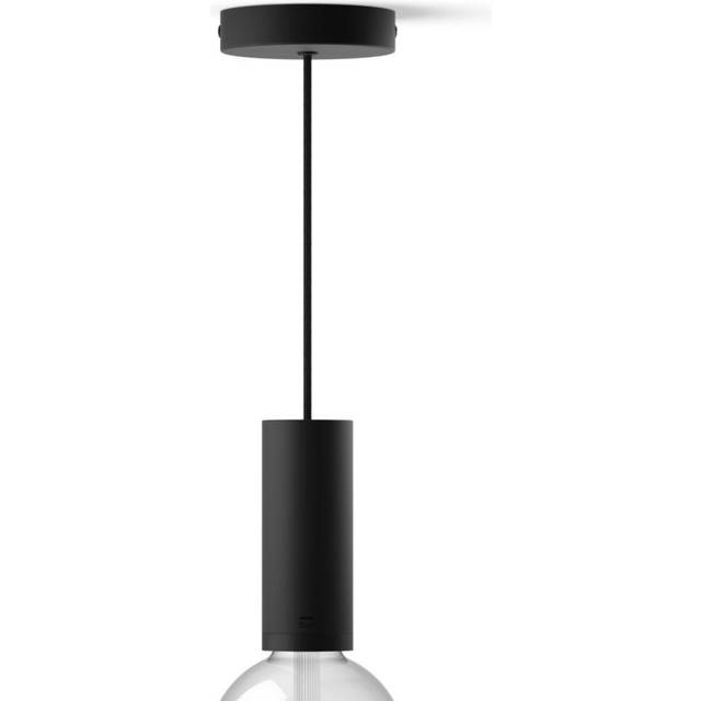 Hanging Black Cord Fixture for LED Smart Lighting [E27 Edison Screw Socket] Easy Installation for Indoor Home Lighting. Bedroom, Livingroom and Dining