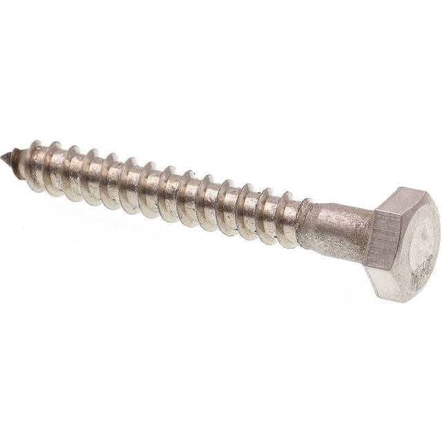 Prime-Line 9055040 Hex Lag Screws  1/4 In. X 2 In.  Grade 18-8 Stainless Steel (25 Pack)