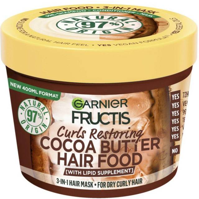 Garnier Fructis Hair Food Cocoa Butter Mask - 400 ml