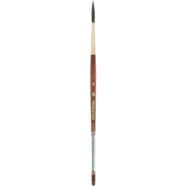 Princeton : Neptune : Synthetic Squirrel : Watercolour Brush : Series 4750 : Short Handle : Script Liner : Size 4