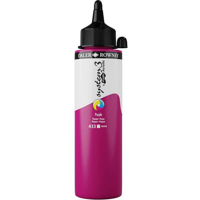 Daler Rowney System 3 Fluid Acrylic 250ml Purple