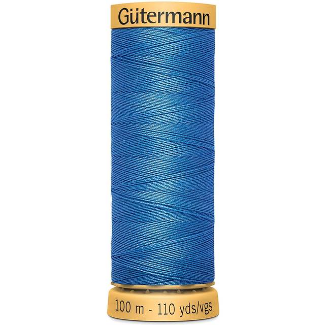 Gutermann Natural Cotton Thread 110yd-Sky Blue 103C-7280