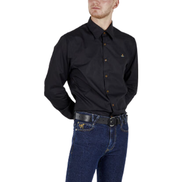 Black Ghost Embroidered Shirt (46)