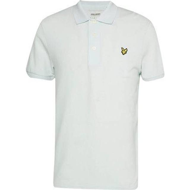 Men's lyle and scott plain polo shirt in green