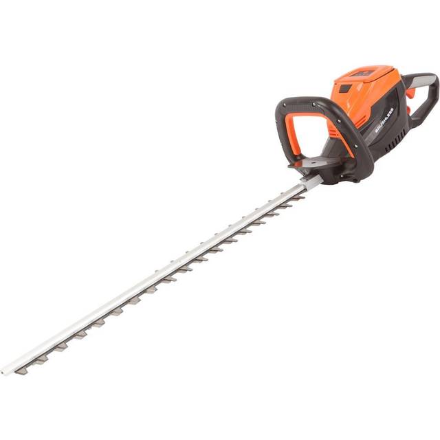 40V Cordless Hedge Trimmer with 60cm Cutting Length - BODY ONLY - Orange / 20min