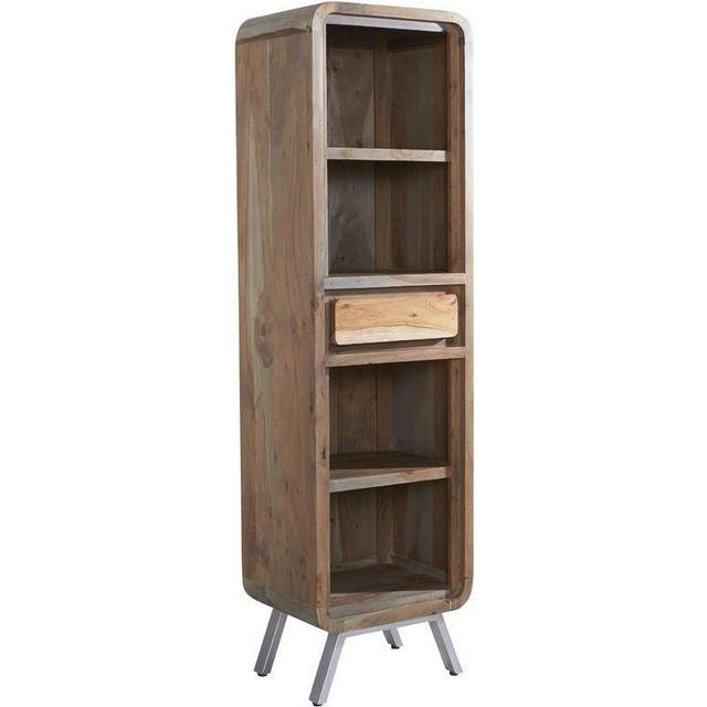 Aspen Iron/Wooden -Narrow Bookcase
