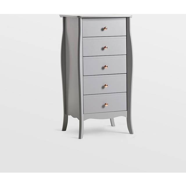 Grey Narrow Chest of Drawers
