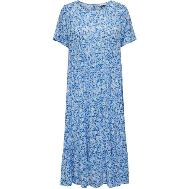 Women's woven dress Only Maya Life - Bleu