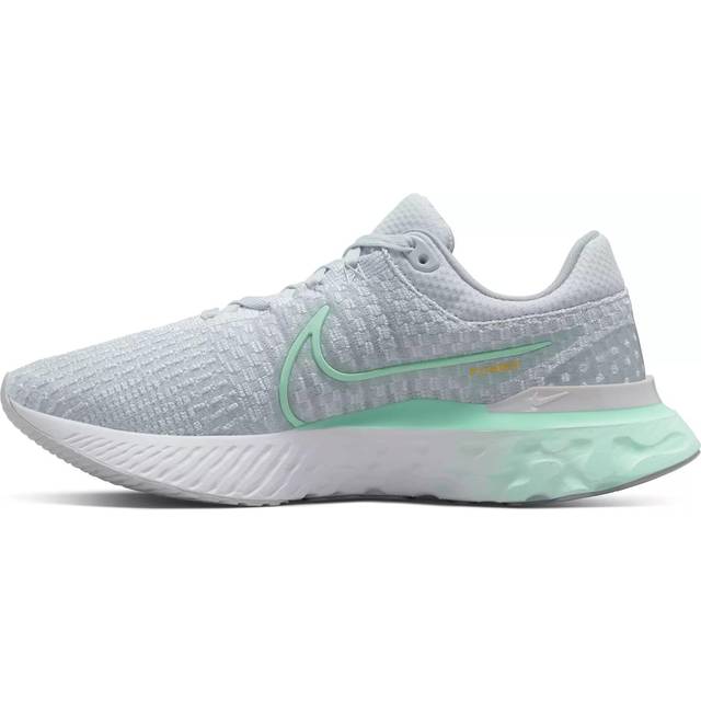 (WMNS) Nike React Infinity Run Flyknit 3 'Pure Platinum Mint Foam' DD3024-007 - Gray/Green - 6