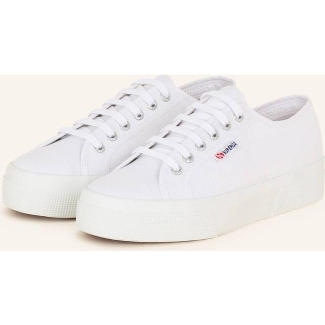 Superga 2740 Platform Trainers Female White UK Size 8