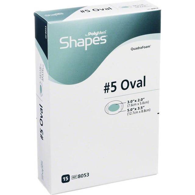 Polymem Oval Dressing 8.8cm x 12.7cm x 15