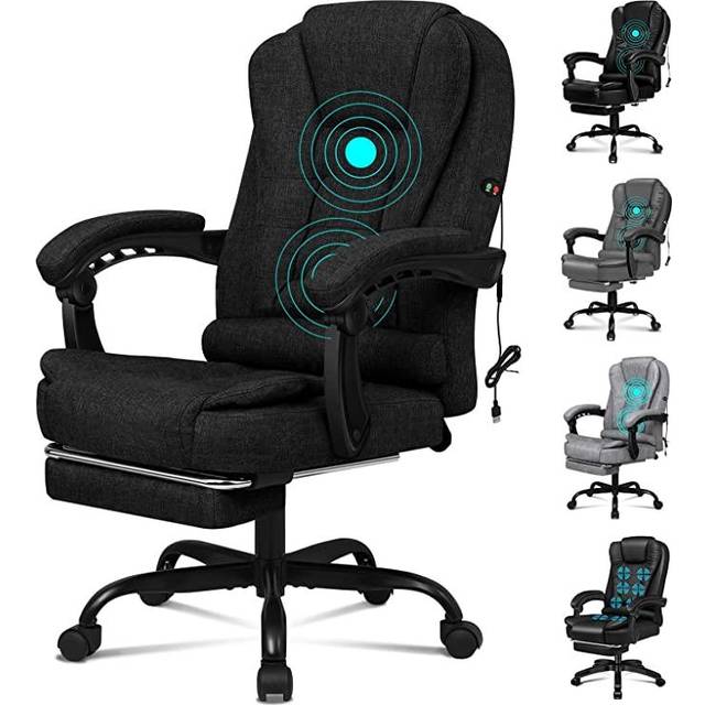 (Cream) ELFORDSON Massage Office Executive Chair