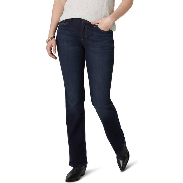 Lee Jeans med normal passform för kvinnor, mörkläggning, 38 SE