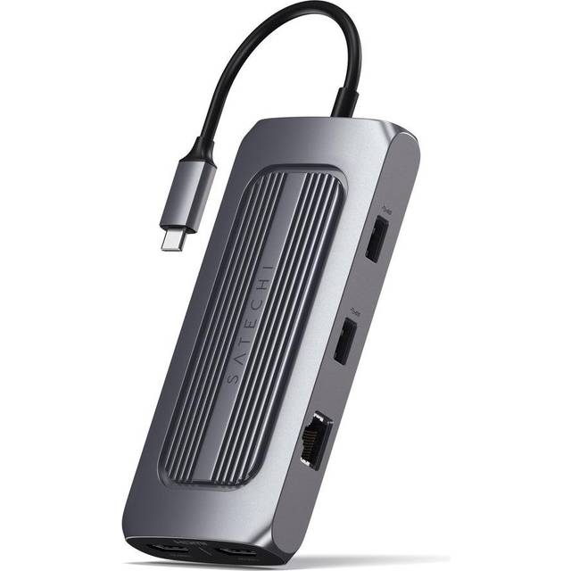 Satechi ST-UCMXAM laptop dock/port replicator USB 3.2 Gen 1 (3.1 Gen 1) Type-C Grey