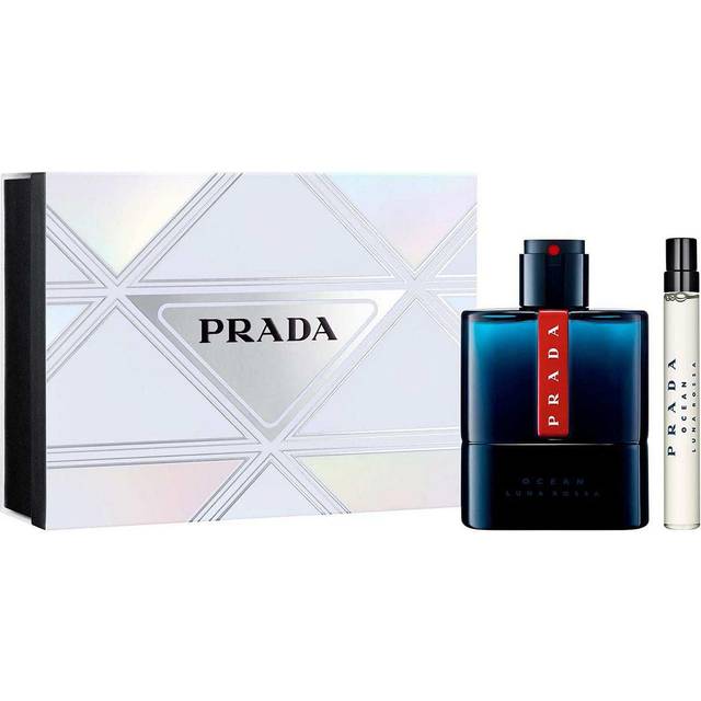 Prada Luna Rossa Ocean For Men 50ml EDT + 10ml EDT Spray Gift Set
