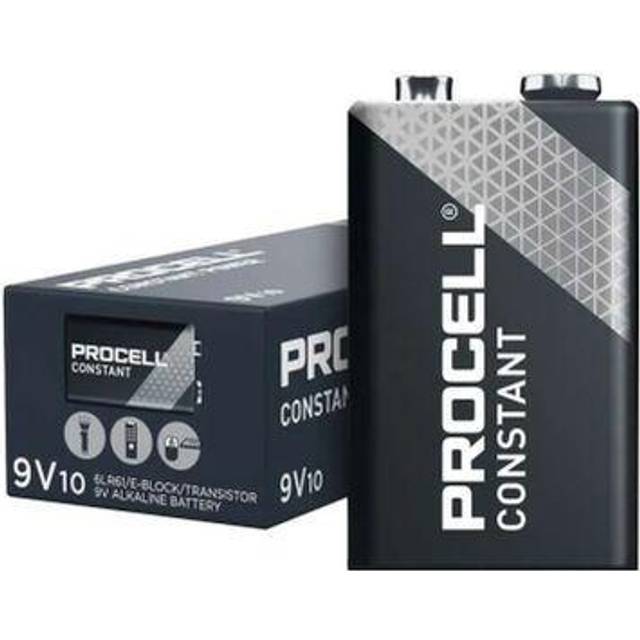 Procell Intense 9V 6LR61 9V 726mAh Battery Pack of 10