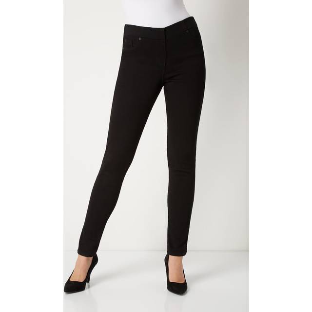 Stretch Jeggings Jean Leggings - Black - Size 18 - Roman