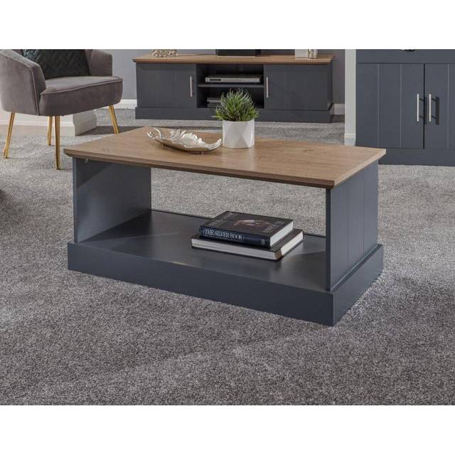 GFW Kendal Slate Blue Coffee Table - 47 x 100 x 43cm