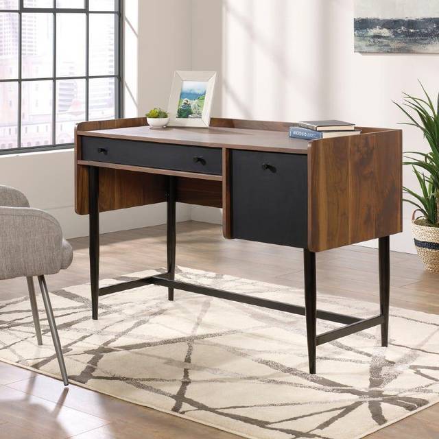 Hampstead Home Compact Desk | 794h x 1180w x 534d mm | Grand Walnut ef