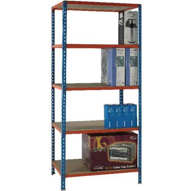 Standard Duty Painted Orange Shelf Unit Blue