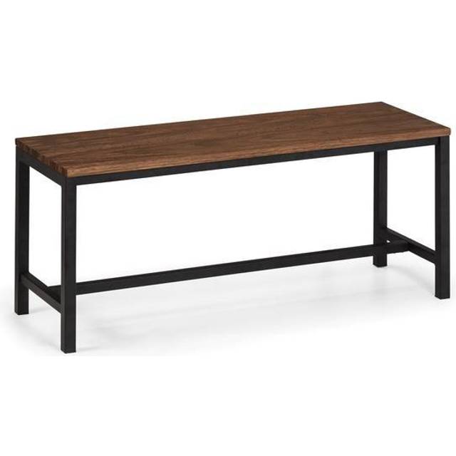 Tribeca Bench - Walnut - One Size - Julian Bowen