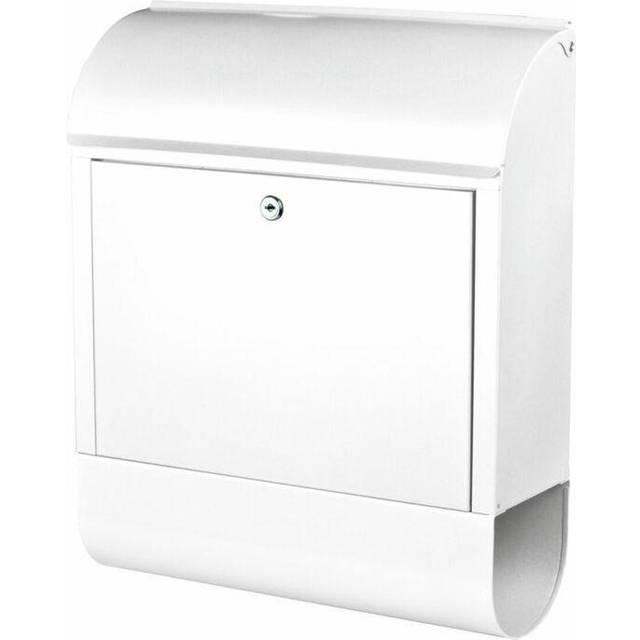 Briefkasten Scandic H.460mm, B.380mm T.125mm weiß STA DIN C4 BURG-WÄCHTER