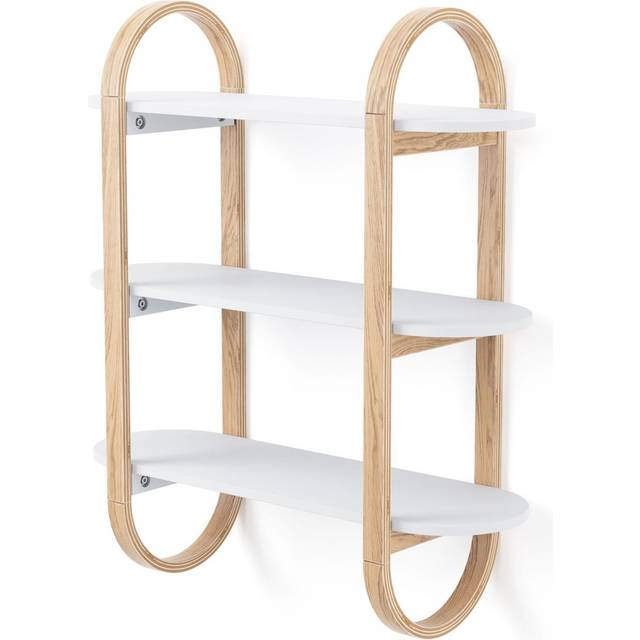 Umbra Wall Shelf (Black-Walnut) in Black/Walnut