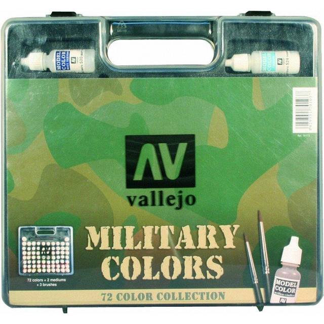 Vallejo 070173 färgsats, modellfärg militär