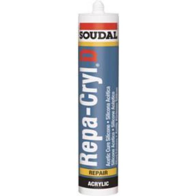 Soudal 83406184 REPACRYL Filler Paste White 310ml Plasto-elastic