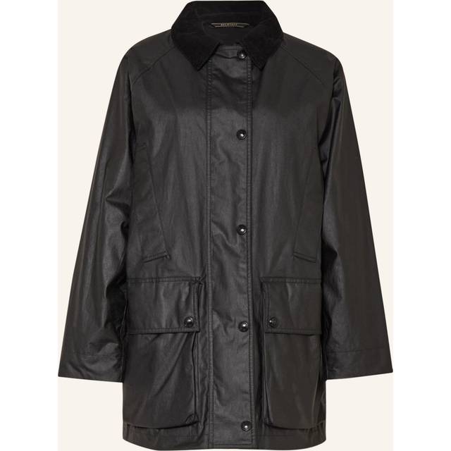Belstaff Tonal Festival Jacket Women's Waxed Cotton Black Size S
