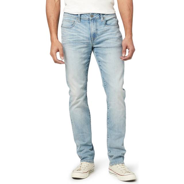Buffalo David Bitton Men's Slim Ash Jeans  Crinkled Mid Blue  42 32
