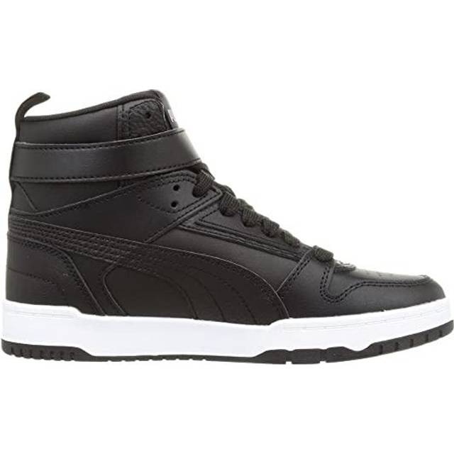 PUMA Unisex RBD Game sneakers, White Black Team Gold, 4 UK, Vitt, 37 EU