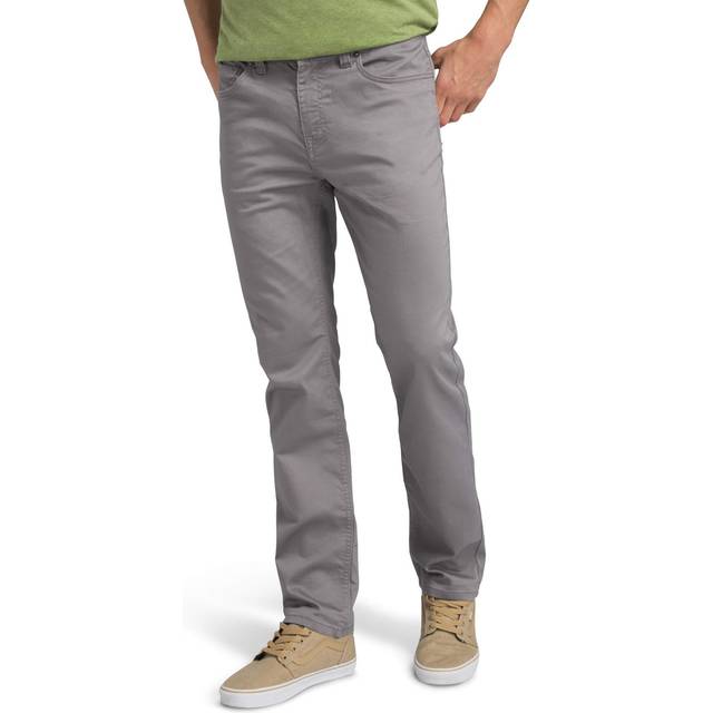 Prana Bridger Jeans Men's Cotton Trousers, Long | XL Gravel - Grey - 36" | 34"