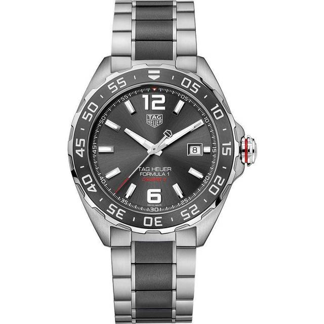 TAG HEUER Formula-1 43MM AUTO SS Anthracite Dial Ceramic Watch WAZ2011.BA0843 - 43 mm