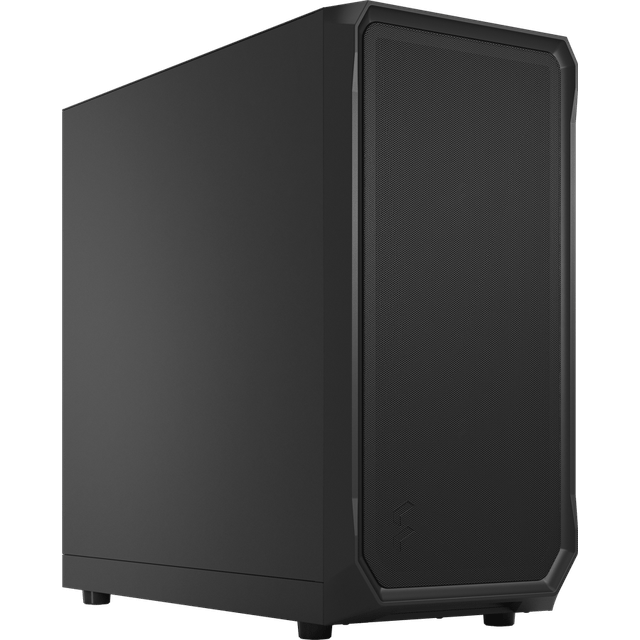 Fractal Design Focus 2 Black Solid - Mesh front – Two 140 mm Aspect fans included – ATX Gaming Case