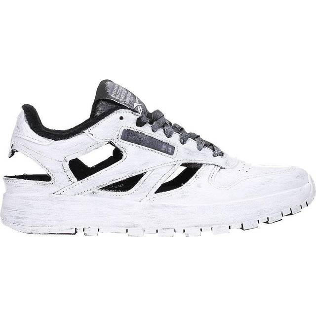 Maison Margiela X Reebok Man Sneakers White Size 7 Soft Leather, Textile fibers