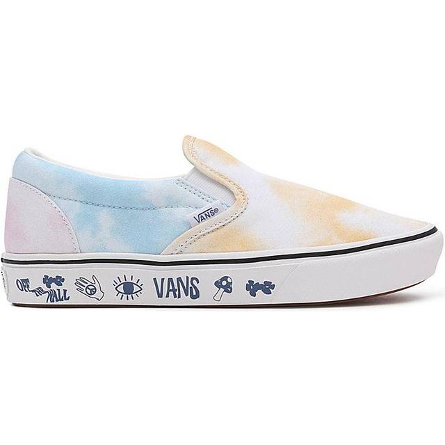 Vans Pastel Tie Dye Comfycush Slip-On 'White Blue' VN0A7TNMB1Y - White/Blue - 5.5