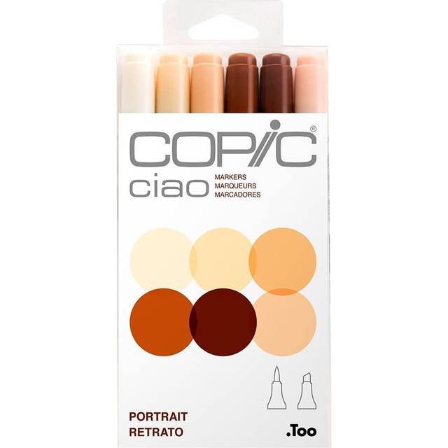 Copic : Ciao Marker : Set of 6 : Portrait Colours
