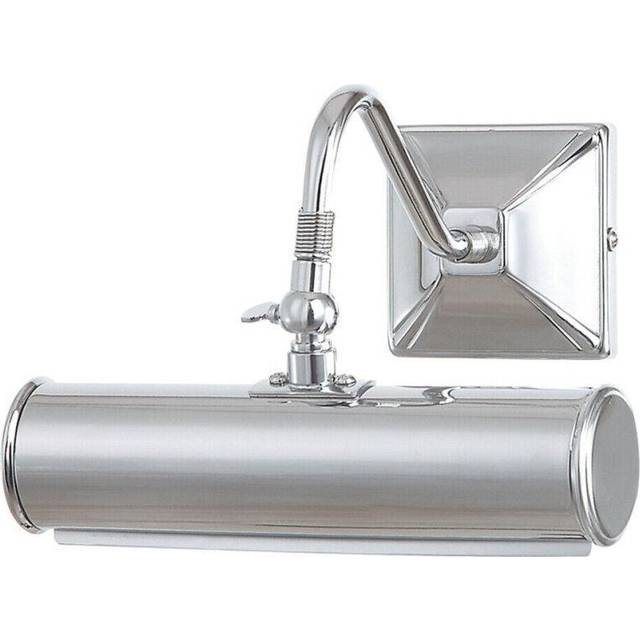 Single Bulb Picture Light Polished Chrome LED E14 40W Bulb