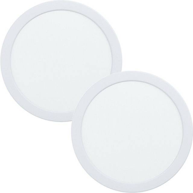 2 PACK Wall / Ceiling Flush Downlight 216mm White Spotlight 16.5W 4000K LED