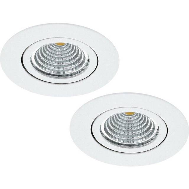 2 PACK Wall / Ceiling Flush Downlight White Recess Spotlight 6W LED