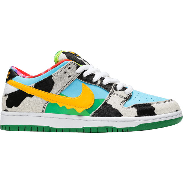Nike x Ben & Jerry's SB Dunk Low 'Chunky Dunky' CU3244-100 - White/Lagoon Pulse/Black - 7.5